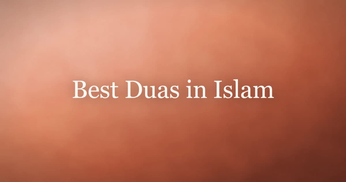 Best Duas in Islam: Essential Daily Prayers Guide