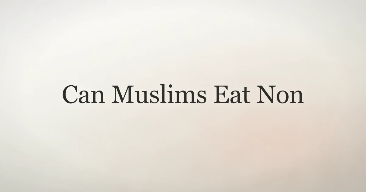 Can Muslims Eat Non-Zabiha Meat? Ruling Explained