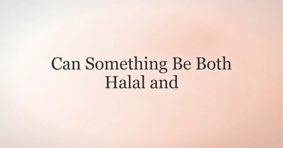 Can Something Be Both Halal and Kosher?