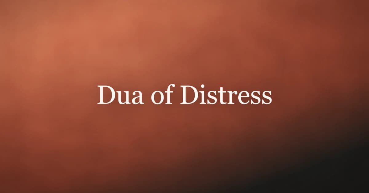 Dua of Distress: The Prayer of Prophet Yunus