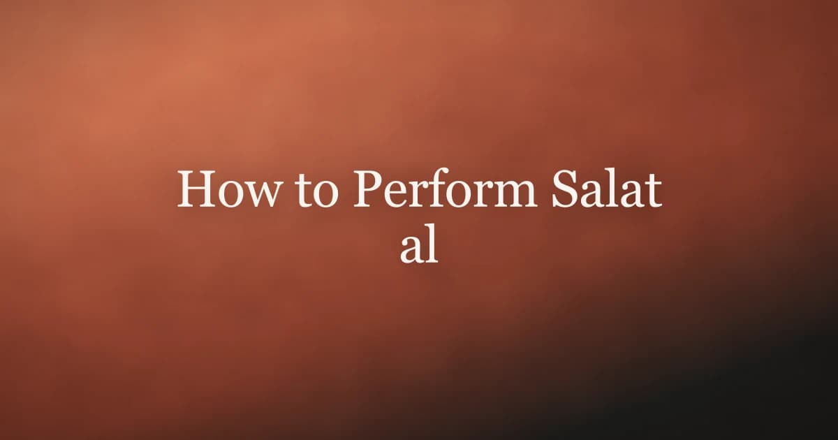 How to Perform Salat al-Tasbeeh: Step-by-Step Guide