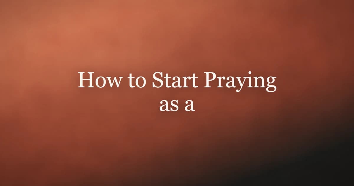 How to Start Praying as a New Muslim