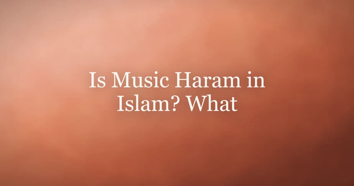 Is Music Haram in Islam? What Scholars Say