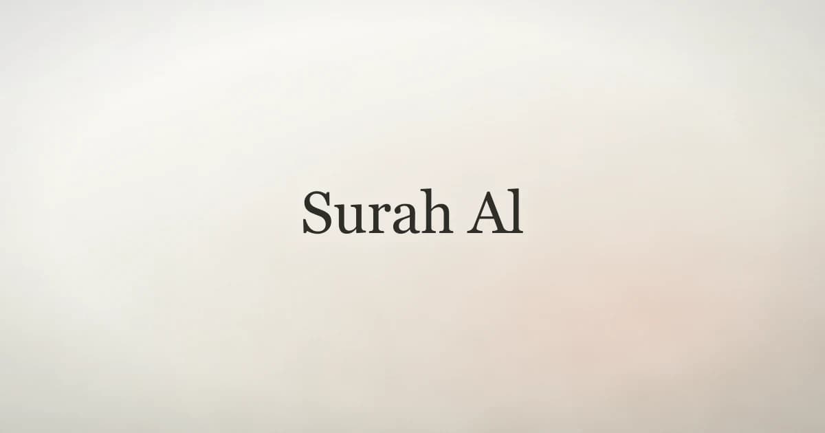 Surah Al-Humazah: Meaning, Benefits, and Lessons