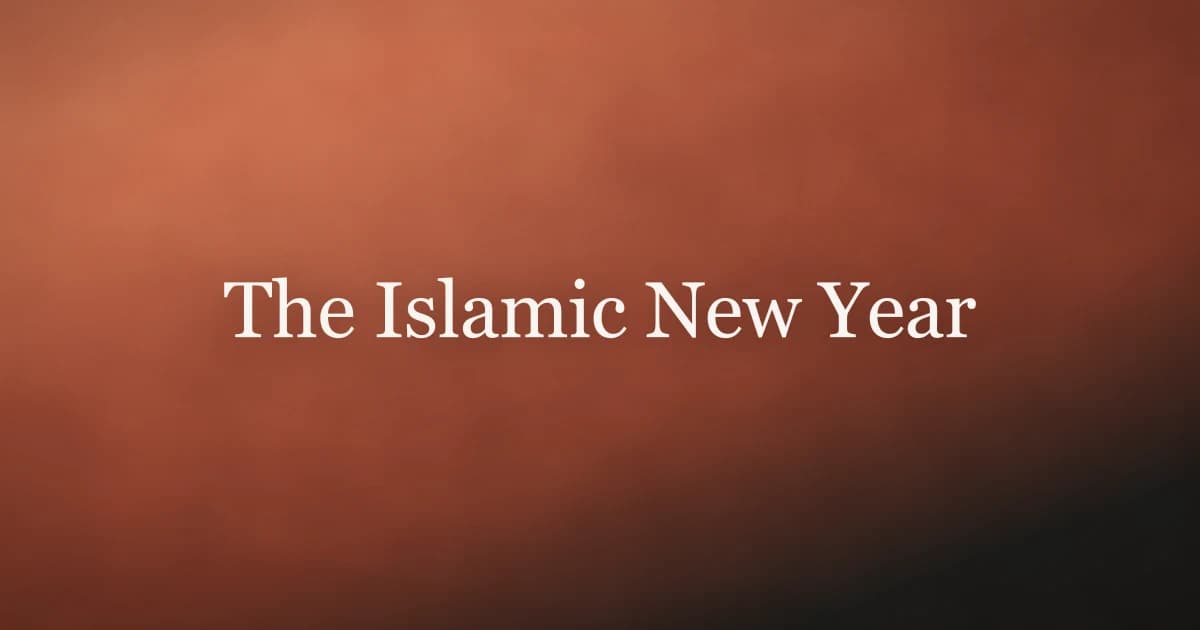 The Islamic New Year: What Muslims Should Know