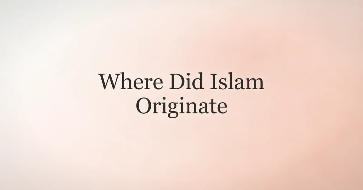 The Grand Mosque and Kaaba in Mecca, Arabia — the geographic origin of Islam and the spiritual center of the Muslim world since 610 CE
